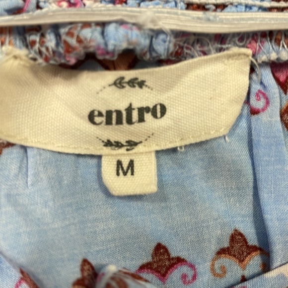 Entro Off Shoulder Lace Trim Sleeve Medium - Picture 5 of 7